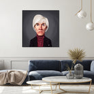 Andy Warhol by Rob Snow on GIANT ART - brown digital painting