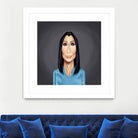 Cher by Rob Snow on GIANT ART - blue digital painting