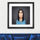 Cher by Rob Snow on GIANT ART - blue digital painting