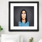 Cher by Rob Snow on GIANT ART - blue digital painting