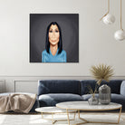 Cher by Rob Snow on GIANT ART - blue digital painting