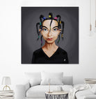 Björk by Rob Snow on GIANT ART - black digital painting