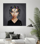 Björk by Rob Snow on GIANT ART - black digital painting