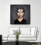 Björk by Rob Snow on GIANT ART - black digital painting