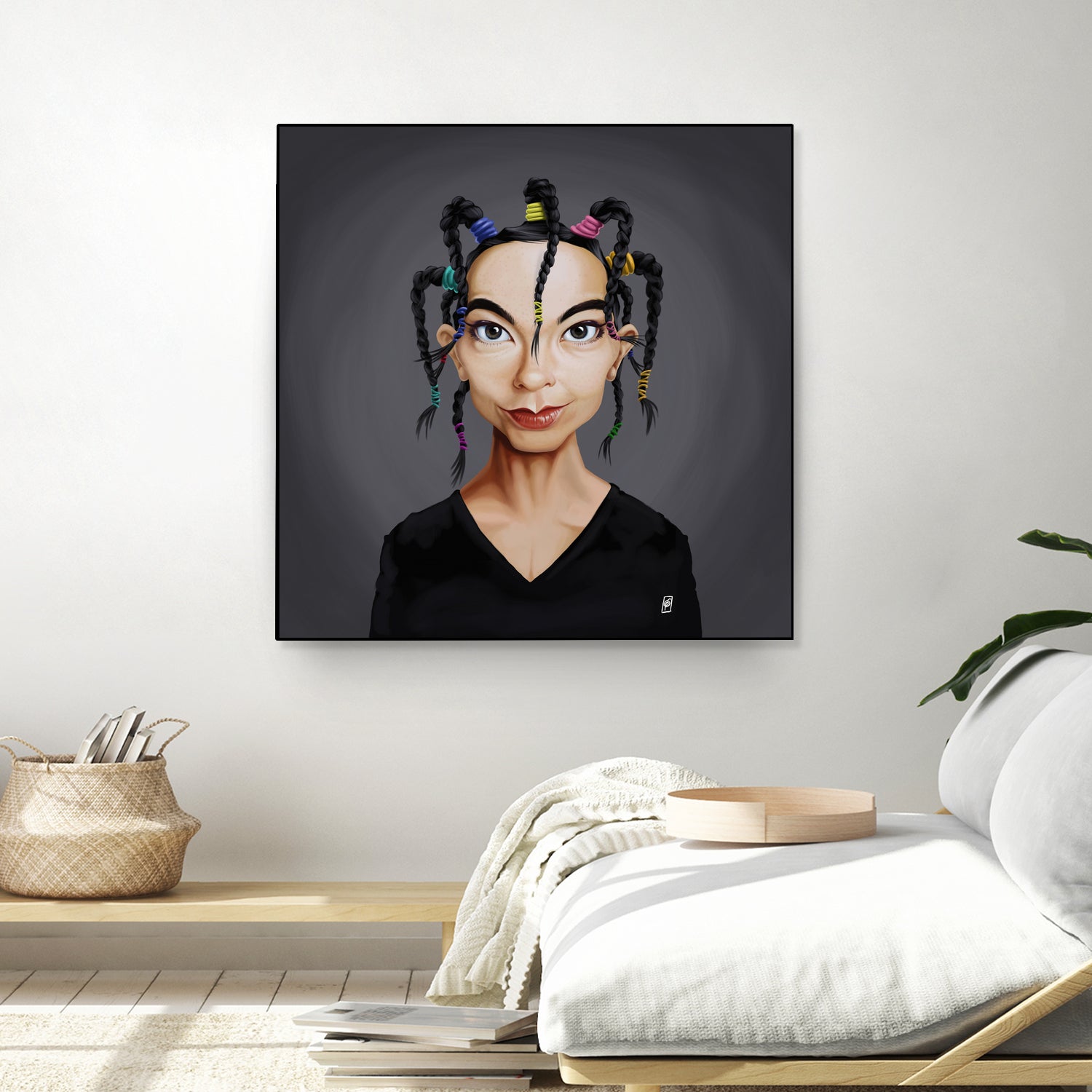 Björk by Rob Snow on GIANT ART - black digital painting