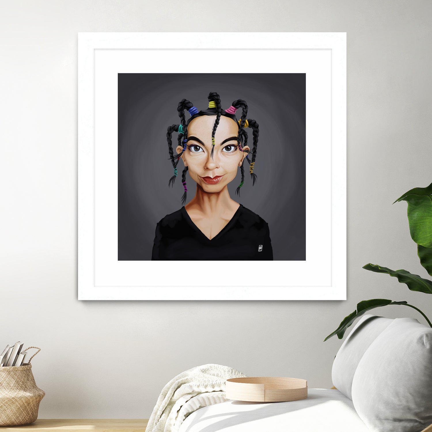 Björk by Rob Snow on GIANT ART - black digital painting