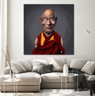 Dalai Lama by Rob Snow on GIANT ART - brown digital painting