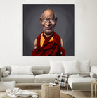 Dalai Lama by Rob Snow on GIANT ART - brown digital painting