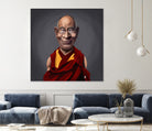 Dalai Lama by Rob Snow on GIANT ART - brown digital painting