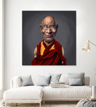 Dalai Lama by Rob Snow on GIANT ART - brown digital painting