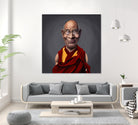 Dalai Lama by Rob Snow on GIANT ART - brown digital painting