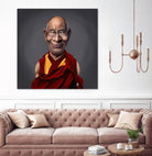 Dalai Lama by Rob Snow on GIANT ART - brown digital painting