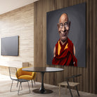 Dalai Lama by Rob Snow on GIANT ART - brown digital painting