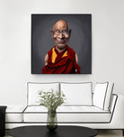 Dalai Lama by Rob Snow on GIANT ART - brown digital painting