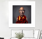 Dalai Lama by Rob Snow on GIANT ART - brown digital painting