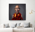 Dalai Lama by Rob Snow on GIANT ART - brown digital painting