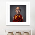 Dalai Lama by Rob Snow on GIANT ART - brown digital painting