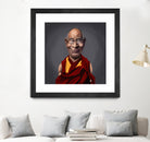 Dalai Lama by Rob Snow on GIANT ART - brown digital painting