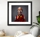 Dalai Lama by Rob Snow on GIANT ART - brown digital painting