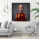 Dalai Lama by Rob Snow on GIANT ART - brown digital painting