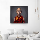 Dalai Lama by Rob Snow on GIANT ART - brown digital painting