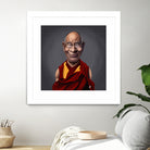 Dalai Lama by Rob Snow on GIANT ART - brown digital painting