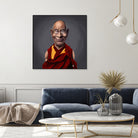 Dalai Lama by Rob Snow on GIANT ART - brown digital painting