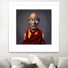 Dalai Lama by Rob Snow on GIANT ART - brown digital painting