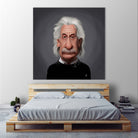 Albert Einstein by Rob Snow on GIANT ART - black digital painting