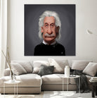 Albert Einstein by Rob Snow on GIANT ART - black digital painting