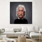 Albert Einstein by Rob Snow on GIANT ART - black digital painting