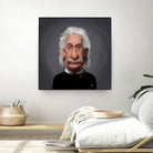 Albert Einstein by Rob Snow on GIANT ART - black digital painting