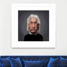 Albert Einstein by Rob Snow on GIANT ART - black digital painting