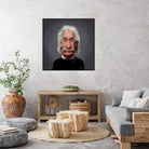 Albert Einstein by Rob Snow on GIANT ART - black digital painting