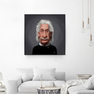 Albert Einstein by Rob Snow on GIANT ART - black digital painting