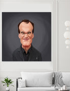 Quentin Tarantino by Rob Snow on GIANT ART - gray digital painting