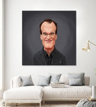 Quentin Tarantino by Rob Snow on GIANT ART - gray digital painting