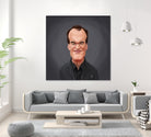 Quentin Tarantino by Rob Snow on GIANT ART - gray digital painting