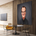 Quentin Tarantino by Rob Snow on GIANT ART - gray digital painting