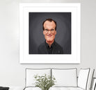 Quentin Tarantino by Rob Snow on GIANT ART - gray digital painting