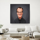 Quentin Tarantino by Rob Snow on GIANT ART - gray digital painting