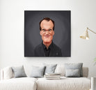 Quentin Tarantino by Rob Snow on GIANT ART - gray digital painting