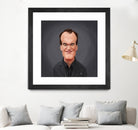 Quentin Tarantino by Rob Snow on GIANT ART - gray digital painting