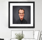 Quentin Tarantino by Rob Snow on GIANT ART - gray digital painting