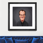 Quentin Tarantino by Rob Snow on GIANT ART - gray digital painting