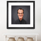 Quentin Tarantino by Rob Snow on GIANT ART - gray digital painting