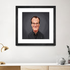 Quentin Tarantino by Rob Snow on GIANT ART - gray digital painting