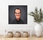 Quentin Tarantino by Rob Snow on GIANT ART - gray digital painting