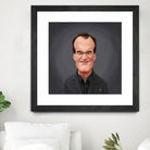 Quentin Tarantino by Rob Snow on GIANT ART - gray digital painting