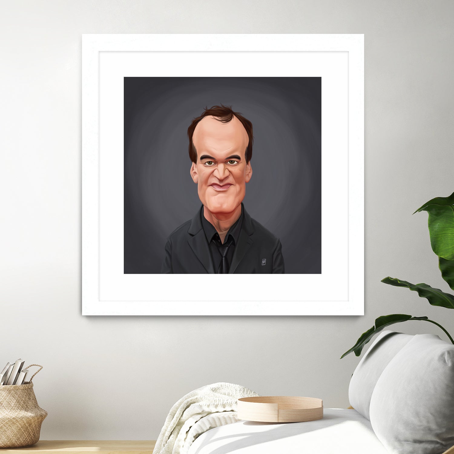 Quentin Tarantino by Rob Snow on GIANT ART - gray digital painting